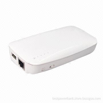 Hot-selling Single USB Power Bank with 3G, Wi-Fi Router, 6,600mAh Capacity, Good Quality